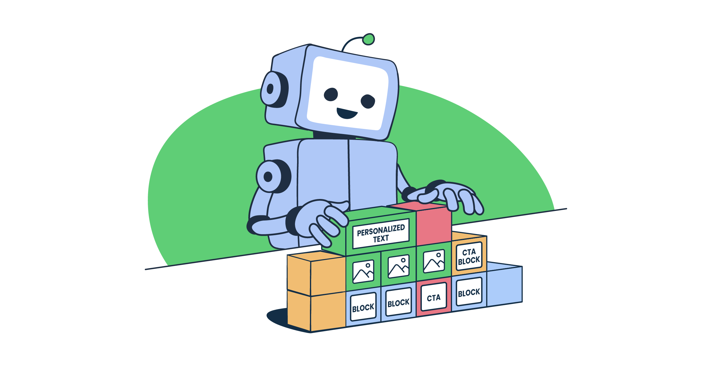 This is a symbolic graphic representation of email marketing optimiztion for an article that covers the topic in detail.