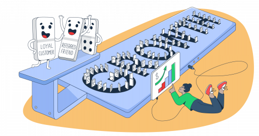 This is a symbolic graphic representation of the benefits of refer a friend email templates for an article that covers the topic in detail.