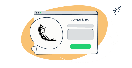 This is a cover image for an article that covers in detail how to set up a Flask Contact Form